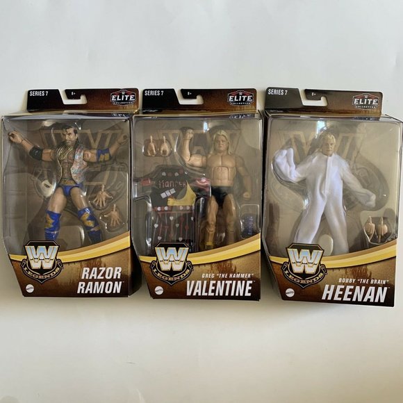 WWE Elite Legends Series 7 Set Of 3 Greg Valentine - Picture 1 of 6